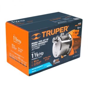 BOMBA TRUPER BOAJ-1-1/2I PARA AGUA TIPO JET 1 1/2 HP 127V