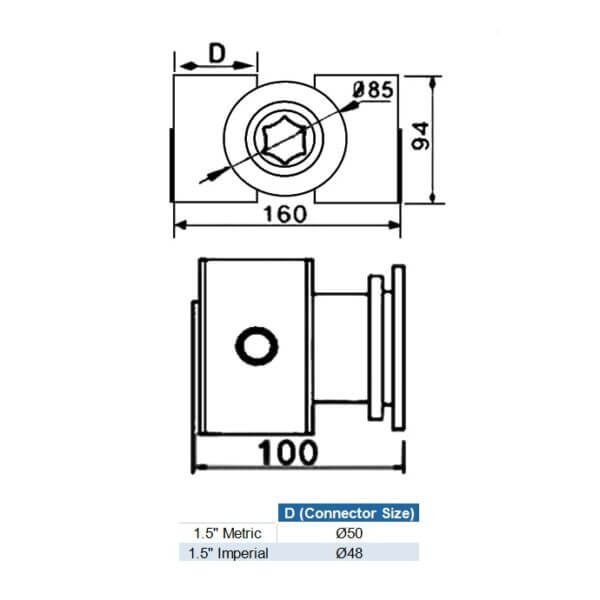 JET HIDROTERMAL PF-1510 COMPLETO PARA HIDROMASAJE - Imagen 2